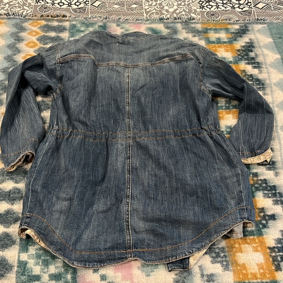 Pilcro Anthropologie Denim Jean Kimono Jacket M - Picture 10 of 10